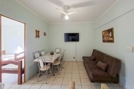 Sala de kitnet/studio para alugar com 1 quarto, 32m² em Solemar, Praia Grande