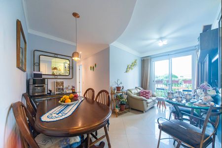 Sala de apartamento à venda com 2 quartos, 56m² em Vila Alzira, Santo André