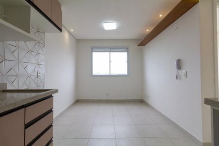 Sala, Cozinha e área de serviço de apartamento para alugar com 2 quartos, 33m² em Vila Ré, São Paulo