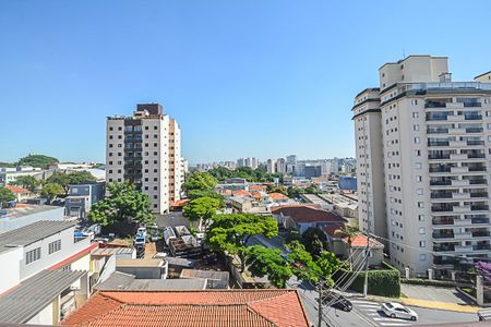 Vista da Sacada de apartamento à venda com 1 quarto, 44m² em Vila Santa Filomena, São Bernardo do Campo