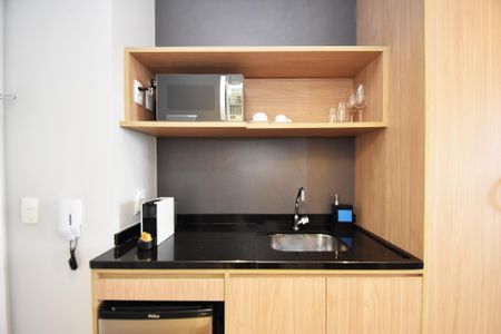 Studio para alugar com 24m², 1 quarto e sem vagacozinha