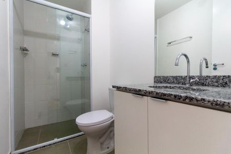 Studio para alugar com 28m², 1 quarto e sem vaga Studio para alugar com 28m², 1 quarto e sem vagaBanheiro