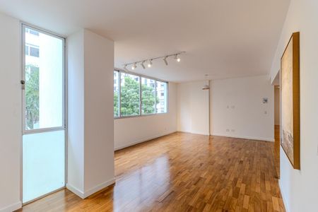 Sala de apartamento para alugar com 3 quartos, 129m² em Higienópolis, São Paulo