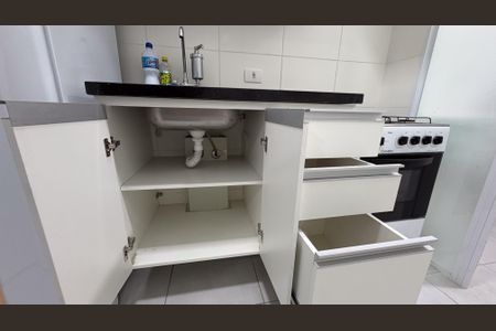 Studio à venda com 27m², 1 quarto e sem vagaCozinha