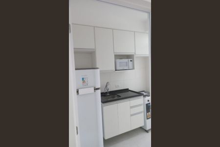 Cozinha de apartamento à venda com 1 quarto, 27m² em Vila Dom Pedro I, São Paulo
