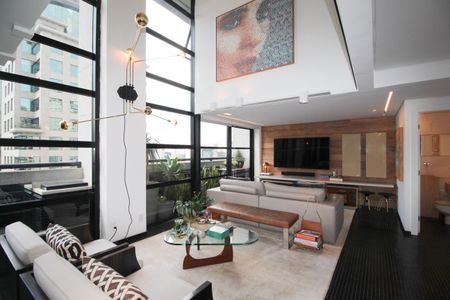 Sala de apartamento para alugar com 2 quartos, 90m² em Vila Nova Conceição, São Paulo