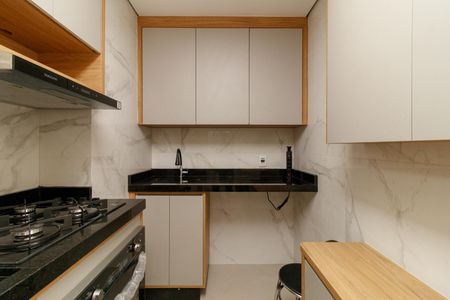 Apartamento para alugar com 37m², 2 quartos e 1 vaga Apartamento para alugar com 37m², 2 quartos e 1 vagaCozinha e Área de Serviço