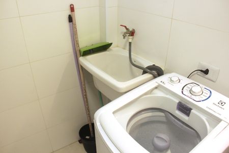 Cozinha e Área de Serviço de kitnet/studio para alugar com 1 quarto, 35m² em Aparecida, Santos