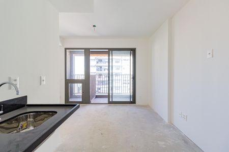 Sala/Quarto de kitnet/studio à venda com 1 quarto, 26m² em Cidade Monções, São Paulo