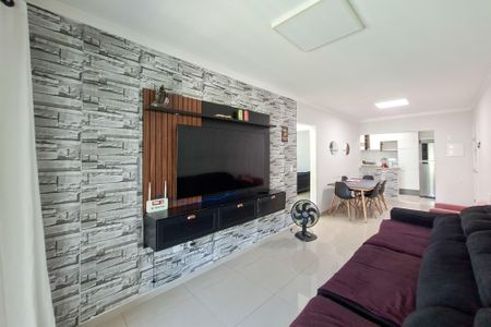 Sala de apartamento para alugar com 2 quartos, 100m² em Vila Caiçara, Praia Grande
