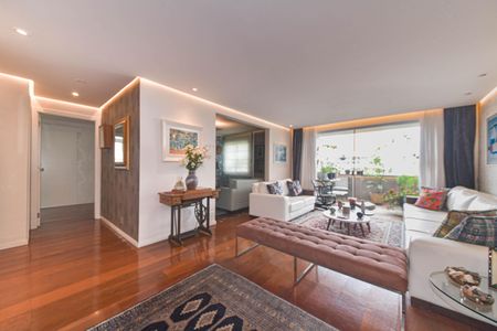 Sala de apartamento à venda com 4 quartos, 200m² em Brooklin Novo, São Paulo