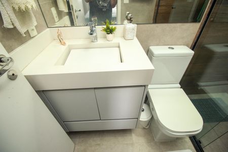 Casa à venda com 77m², 3 quartos e 2 vagasBanheiro da Suíte