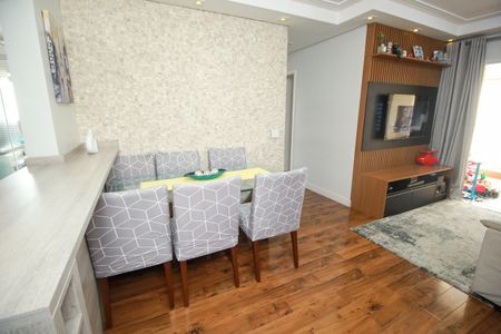 Sala de Jantar de casa à venda com 3 quartos, 77m² em Campestre, Santo André