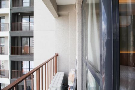 Studio para alugar com 26m², 1 quarto e sem vagaVaranda