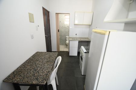 Cozinha de kitnet/studio para alugar com 1 quarto, 30m² em Cidade Universitária, Campinas