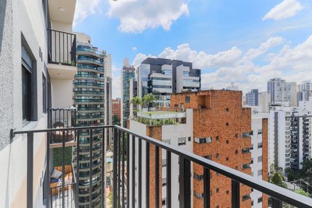 Studio para alugar com 26m², 1 quarto e sem vagaVaranda