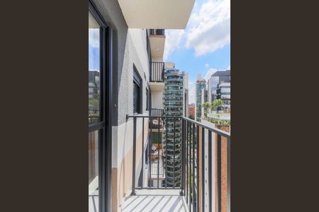 Studio para alugar com 26m², 1 quarto e sem vagaVaranda