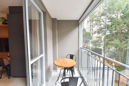 Studio à venda com 26m², 1 quarto e sem vagaVaranda