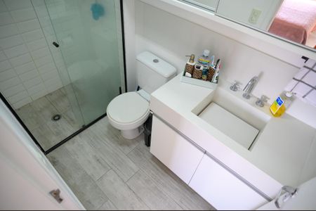 Apartamento à venda com 63m², 2 quartos e 1 vagaBanheiro Quarto 2 - Suite