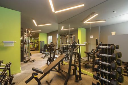 Studio para alugar com 25m², 1 quarto e sem vaga Studio para alugar com 25m², 1 quarto e sem vagaAcademia