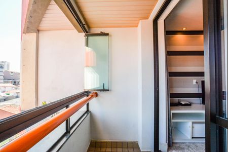 Varanda da Sala de apartamento à venda com 2 quartos, 82m² em Vila Valparaíso, Santo André
