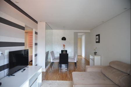 Sala de apartamento à venda com 2 quartos, 82m² em Vila Valparaíso, Santo André