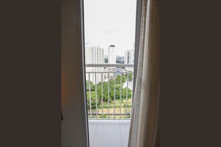 Vista Sala de apartamento à venda com 1 quarto, 28m² em Várzea da Barra Funda, São Paulo