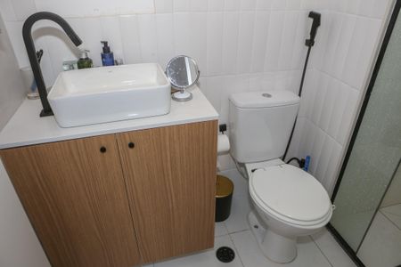 Apartamento para alugar com 28m², 1 quarto e sem vagaBanheiro da Suíte