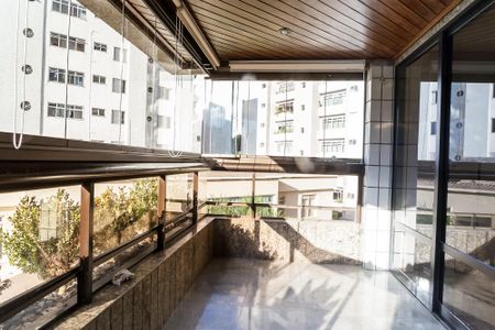 varanda salas de apartamento à venda com 4 quartos, 217m² em Carmo, Belo Horizonte