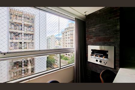 Varanda da Sala de apartamento para alugar com 2 quartos, 97m² em Santo Antônio, Belo Horizonte