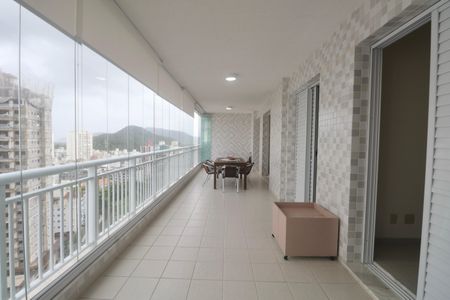 Varanda de apartamento para alugar com 3 quartos, 118m² em Jardim Asturias, Guarujá