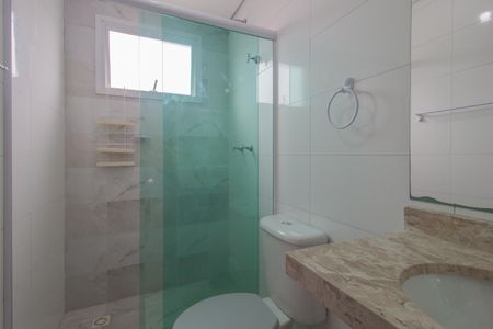 Banheiro suíte de apartamento para alugar com 2 quartos, 75m² em Vila Morelli, Mauá