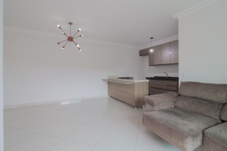 Sala/Sala de jantar de apartamento para alugar com 2 quartos, 75m² em Vila Morelli, Mauá