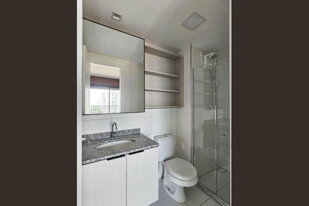 Studio para alugar com 36m², 1 quarto e sem vaga Studio para alugar com 36m², 1 quarto e sem vagaBanheiro