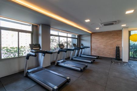 Studio para alugar com 36m², 1 quarto e sem vaga Studio para alugar com 36m², 1 quarto e sem vagaAcademia