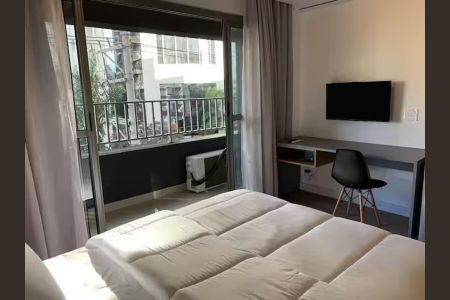 Quarto de apartamento para alugar com 1 quarto, 25m² em Indianópolis, São Paulo