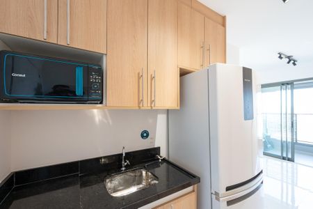 Studio para alugar com 25m², 1 quarto e sem vagaCozinha