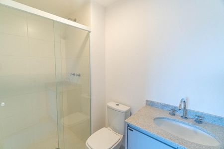 Banheiro da Suíte de apartamento para alugar com 1 quarto, 29m² em Jardim Prudência, São Paulo