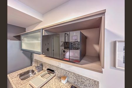 Studio para alugar com 33m², 1 quarto e sem vaga Studio para alugar com 33m², 1 quarto e sem vagaCozinha