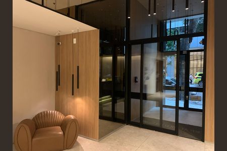 Studio para alugar com 33m², 1 quarto e sem vaga Studio para alugar com 33m², 1 quarto e sem vagaHall de entrada