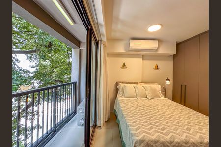 Studio para alugar com 33m², 1 quarto e sem vaga Studio para alugar com 33m², 1 quarto e sem vagaQuarto varanda