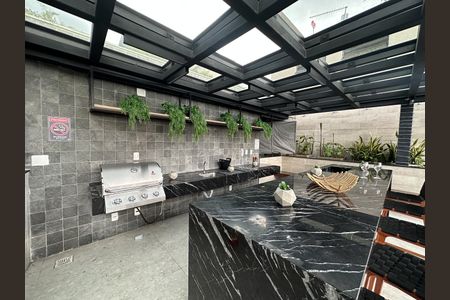 Studio para alugar com 33m², 1 quarto e sem vaga Studio para alugar com 33m², 1 quarto e sem vagaÁrea comum - Churrasqueira