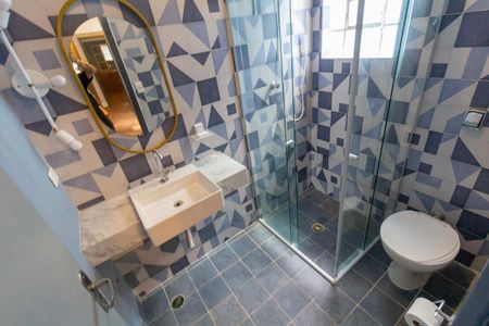 Casa para alugar com 82m², 2 quartos e 1 vaga Casa para alugar com 82m², 2 quartos e 1 vagaBanheiro 1