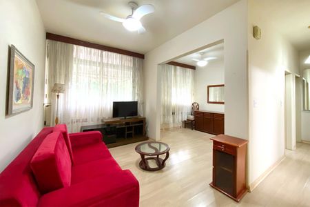 Sala de apartamento à venda com 2 quartos, 70m² em Nova Suíça, Belo Horizonte