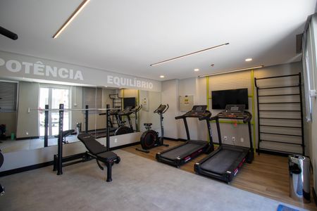 Apartamento para alugar com 55m², 2 quartos e 1 vaga Apartamento para alugar com 55m², 2 quartos e 1 vagaÁrea comum - Academia