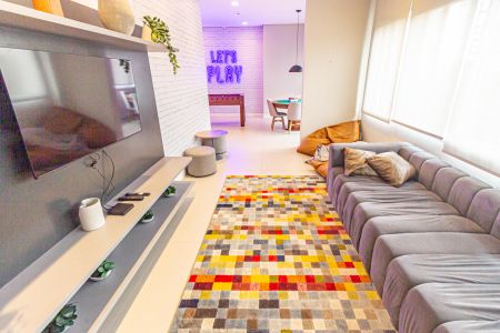 Apartamento para alugar com 48m², 2 quartos e 1 vaga Apartamento para alugar com 48m², 2 quartos e 1 vagaÁrea comum - Salão de jogos