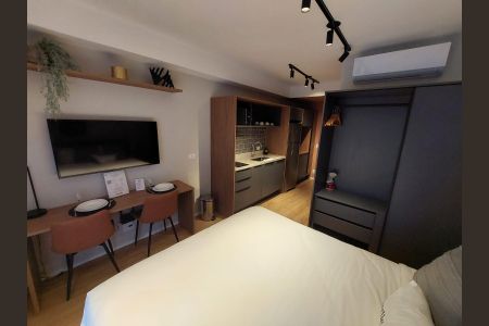 Quarto de apartamento para alugar com 1 quarto, 30m² em Indianópolis, São Paulo