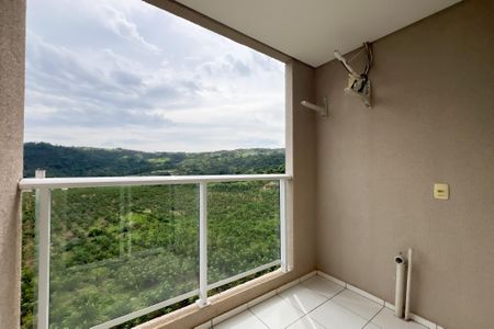 Varanda da Sala de apartamento para alugar com 2 quartos, 49m² em Parque dos Cocais, Valinhos