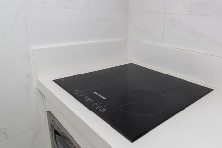 Cozinha de apartamento para alugar com 1 quarto, 51m² em Barra Funda, São Paulo