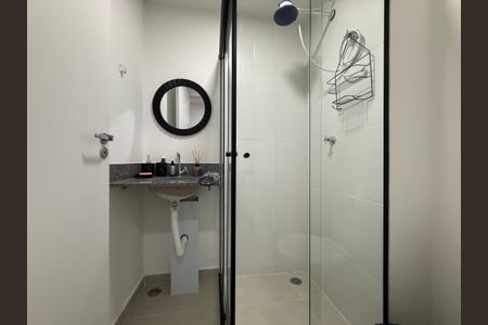 Banheiro social de kitnet/studio à venda com 1 quarto, 19m² em Campos Elíseos, São Paulo